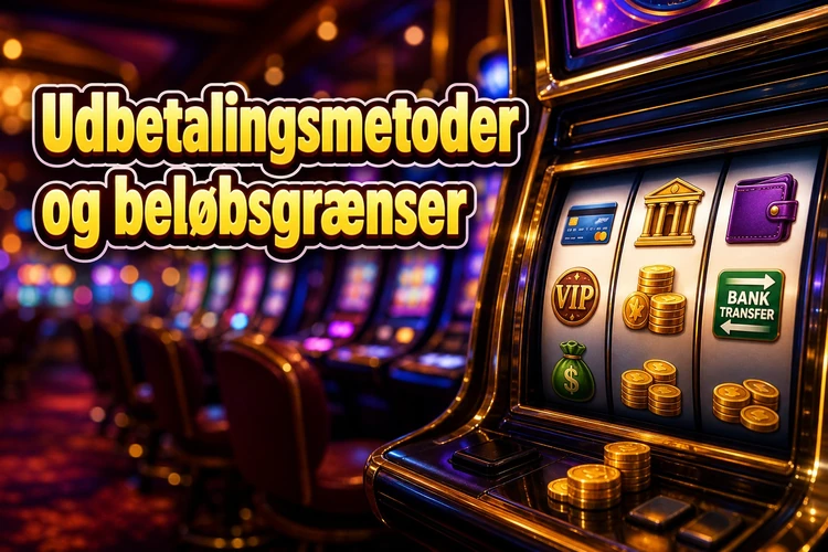Udbetalingsmetoder og beløbsgrænser